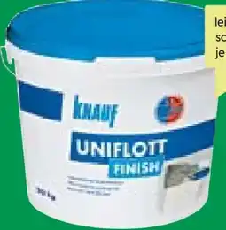 BayWa Bau & Garten Knauf Spachtelmasse Uniflott Finish Angebot