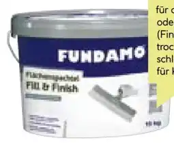 BayWa Bau & Garten Fundamo Flächenspachtel Fill & Finish Angebot