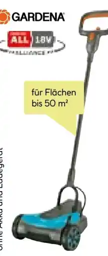 BayWa Bau & Garten Gardena Akku-Rasenmäher HandyMower 22/18V P4A Solo Angebot
