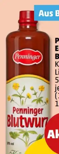 PENNY Penninger Echter Blutwurz Kräuter-Likör Angebot