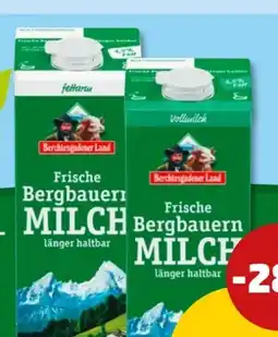 PENNY Berchtesgadener Land Frische Bergbauern Milch Angebot