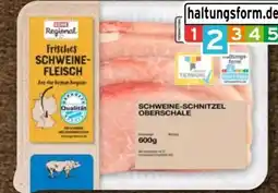 nahkauf Rewe Regional Schweine-Schnitzel-Oberschal Angebot