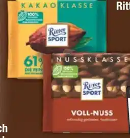 E-Center Ritter Sport Schokolade Nussklasse Angebot