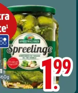 Edeka Spreewaldhof Gewürzgurken Angebot