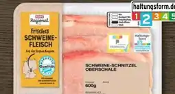 REWE Center Rewe Regional Schweine-Schnitzel-Oberschal Angebot