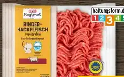 REWE Center Rewe Regional Rinder Hackfleisch Angebot
