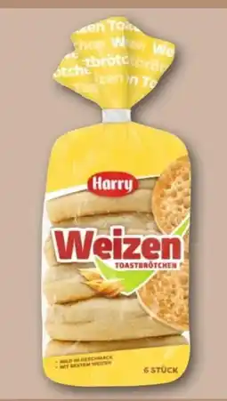 REWE Center Harry Brot Toastbrötchen Weizen Angebot