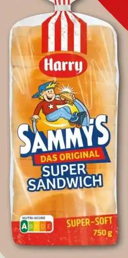 REWE Center Harry Brot Sammy's Super Sandwich Angebot