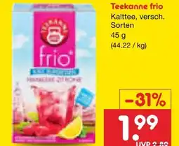 Netto Marken-Discount Teekanne Frio-Eistee Angebot
