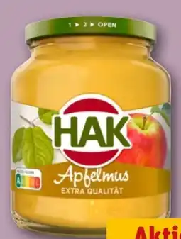 REWE HAK Apfelmus Angebot