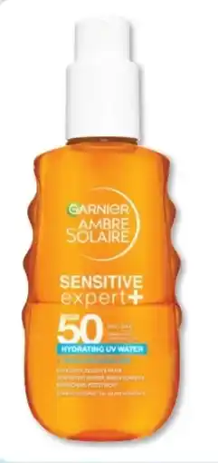 Budni Garnier Ambre Solaire Sonnenspray sensitiv Expert + Hydrating Sun Water LSF50 Angebot