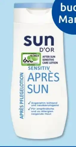 Budni Sun D'Or Après Lotion Sensitiv Angebot