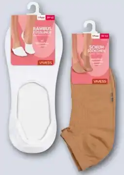 REWE Vivess Damen Schuhsöckchen Angebot