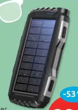 Budni Denver Solar-Powerbank Angebot