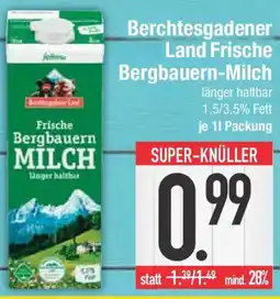 E-Center Berchtesgadener Land Frische Bergbauern-Milch Angebot