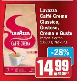 HIT Lavazza Caffé Crema Classico, Gustoso, Crema e Gusto Angebot