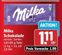 HIT MILKA Schokolade Angebot