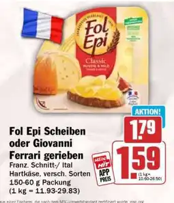 HIT Fol Epi Scheiben oder Giovanni Ferrari gerieben Angebot