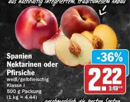 HIT Spanien Nektarinen oder Pfirsiche Angebot