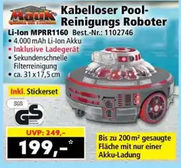 Norma Kabelloser Pool-Reinigungs-Roboter Angebot
