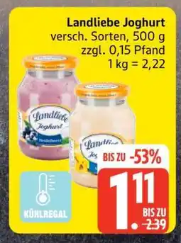 Edeka LANDLIEBE Joghurt Angebot