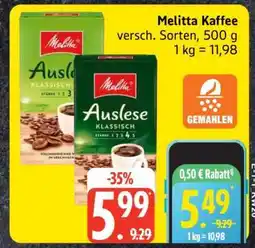 Edeka Melitta Kaffee Angebot