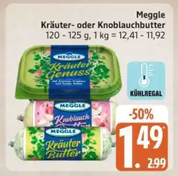 Edeka Meggle Kräuter- oder Knoblauchbutter Angebot