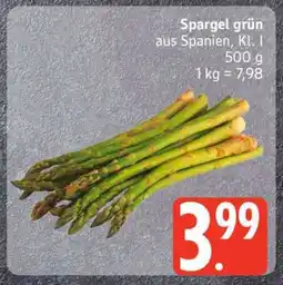 Edeka Spargel grün Angebot