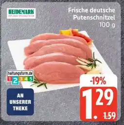 Edeka Frische deutsche Putenschnitzel Angebot