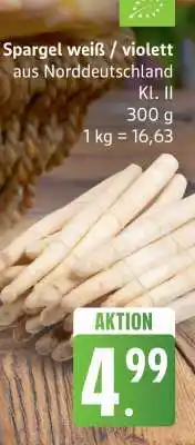 Edeka Spargel weiß/violett Angebot