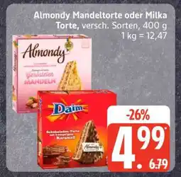 Edeka Almondy Mandeltorte oder Milka Torte Angebot