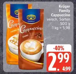 Edeka KRÜGER Family-Cappuccino Angebot