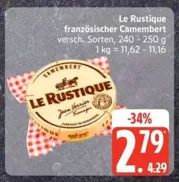 Edeka Le Rustique französischer Camembert Angebot