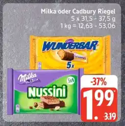 Edeka Milka oder Cadbury Riegel Angebot