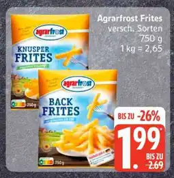 Edeka Agrarfrost Frites Angebot