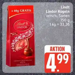 Edeka LINDT Lindor Kugeln Angebot