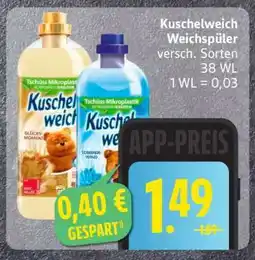 Edeka KUSCHELWEICH Weichspüler Angebot