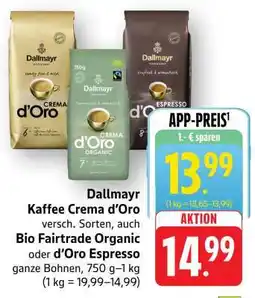 Edeka Dallmayr Kaffee Crema d’Oro Angebot