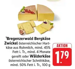 Edeka Bregenzerwald Bergkäse Zwickel oder Wälderkäse Angebot