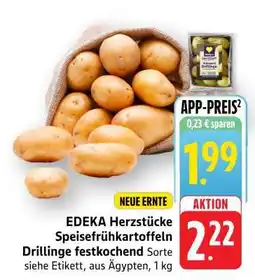 Edeka EDEKA Herzstücke Speisefrühkartoffeln Drillinge festkochend Angebot