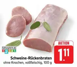 Edeka Schweine-Rückenbraten Angebot