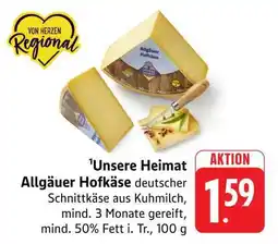 Edeka Unsere Heimat Allgäuer Hofkäse Angebot