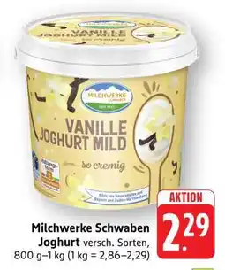 Edeka Milchwerke Schwaben Joghurt Angebot