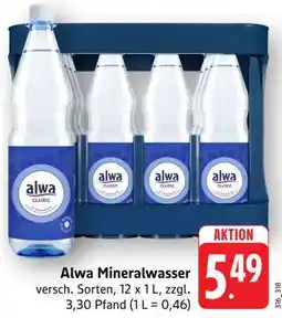 Edeka Alwa Mineralwasser Angebot