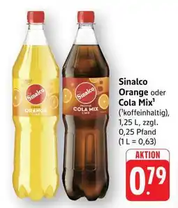 Edeka Sinalco Orange oder Cola-Mix Angebot