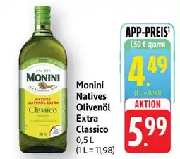 Edeka Monini natives Olivenöl Extra Classico Angebot