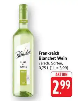 Edeka Frankreich: Blanchet Wein Angebot