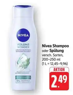 Edeka NIVEA Shampoo oder Spülung Angebot