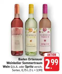 Edeka Baden Ortenauer Weinkeller Sommertraum Angebot