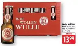 Edeka Wulle Vollbier Angebot